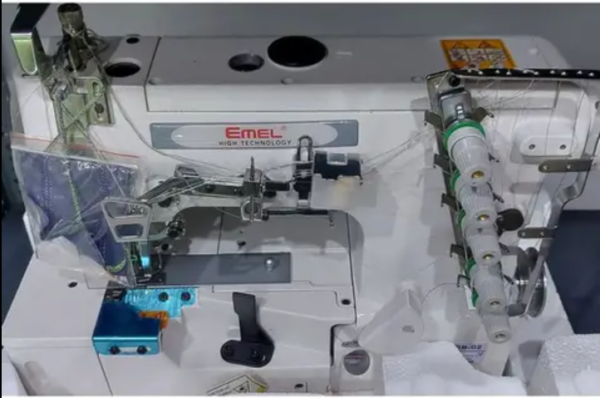 Emel Industrial Coverstitch Interlock Sewing Machine - EM 500 02